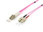 Equip Lc/Sc Fiber Optic Patch Cable, Om4, 15M