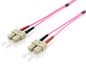 Equip Sc/Sc Fiber Optic Patch Cable, Om4, 0.5M