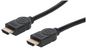 Manhattan Hdmi Cable With Ethernet, 8K@60Hz (Ultra High Speed), 1M, Male To Male, Black, 4K@120Hz, Ultra Hd 4K X 2K, Fully Shielded, Gold Plated Contacts, Lifetime Warranty, Polybag