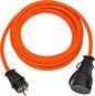 Brennenstuhl Power Extension 5 M 1 Ac Outlet(S) Outdoor Black, Orange