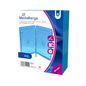 MediaRange Optical Disc Case Blu-Ray Case 3 Discs Blue, Transparent