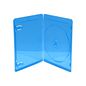 MediaRange Optical Disc Case Blu-Ray Case 1 Discs Blue, Transparent