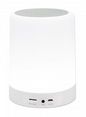 Manhattan Sound Science Bluetooth Speaker (Clearance Pricing), 5 Hour Playback Time, Range 10M, Microsd Card Reader (32Gb), Aux 3.5Mm Connector, Output 3W, Usb-A Charging Cable Included, 1200Mah Battery, Bluetooth V5, Built-In Hanger, White, 3 Year Warranty,Boxed