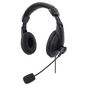 Manhattan Stereo Over-Ear Headset (Usb), Microphone Boom (Padded), Polybag Packaging, Adjustable Headband, Ear Cushions, 1X Usb-A For Both Sound And Mic Use, Cable 1.5M, Three Year Warranty