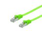 Equip Cat.6A U/Ftp Flat Patch Cable, 0.5M, Green
