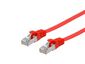 Equip Cat.6A U/Ftp Flat Patch Cable, 2.0M, Red