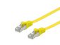 Equip Cat.6A U/Ftp Flat Patch Cable, 2.0M, Yellow