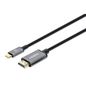 Manhattan Usb-C To Hdmi Cable, 4K@60Hz, 1M, Black, Equivalent To Cdp2Hd2Mbnl, Male To Male, Three Year Warranty, Polybag