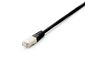 Equip Cat.6A Platinum S/Ftp Patch Cable, Black, 0.5M, 10Pcs/Set