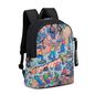 Rivacase Agora Backpack School Backpack Black, Multicolour Polyester