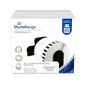 MediaRange Continuous Paper Label, For Label Printers Using Brother Dk-22205, 62Mm, 30.48M, Black On White