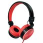 LogiLink Headphones/Headset Wired Head-Band Music Black, Red