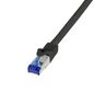 LogiLink Networking Cable Black 0.25 M Cat6A S/Ftp (S-Stp)