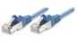 Intellinet Network Patch Cable, Cat5E, 10M, Blue, Cca, Sf/Utp, Pvc, Rj45, Gold Plated Contacts, Snagless, Booted, Lifetime Warranty, Polybag