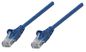 Intellinet Network Patch Cable, Cat5E, 1M, Blue, Cca, U/Utp, Pvc, Rj45, Gold Plated Contacts, Snagless, Booted, Lifetime Warranty, Polybag