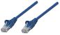 Intellinet Network Patch Cable, Cat6, 15M, Blue, Cca, U/Utp, Pvc, Rj45, Gold Plated Contacts, Snagless, Booted, Lifetime Warranty, Polybag