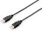 Equip Usb 2.0 Type A Cable, 5.0M , Black