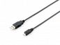 Equip Usb 2.0 Type A To Micro-B Cable, 1.0M , Black