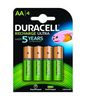 Duracell Aa 2400Mah 4 Pack Rechargeable Battery Nickel-Metal Hydride (Nimh)