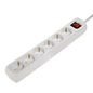 Hama 4 Power Extension 1.4 M 6 Ac Outlet(S) White