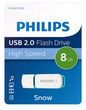 Philips Fm08Fd70B Usb Flash Drive 8 Gb Usb Type-A 2.0 Turquoise, White