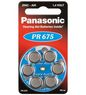 Panasonic V675 6-Bl (Pr44/Pr675H) Single-Use Battery Zinc-Air