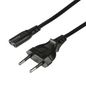 LogiLink Power Cable Black 3 M Cee7/16 C7 Coupler