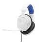 JBL Quantum 100, Playstation Wired Over-ear Headset, White and Blue