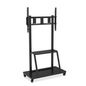 Techly TROLLEY FLOOR STAND/SUPPORT 55-100" WITH 1 SHELF