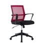 Techly OFFICE CHAIR WITH MIDDLE BACK BLACK / BORDEAUX