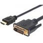 Techly HDMI CABLE TYPE A MALE TO DVI-D MALE - 5M
