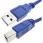 Techly USB3.0 CABLE A/B M/M 3M BLUE