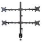 Techly QUAD DESKTOP LED/LCD MOUNT 13-27"40KG WITH CLAMP