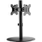 Techly DESK STAND FOR 2 MONITOR 17"-32" WITH BASE