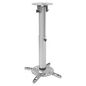 Techly UNIVERSAL PROJECTOR CEILING MOUNT - SILVER