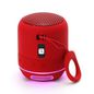 Techly BLUETOOTH SPEAKER WITH MICRO WITH LED LIGHTS - RED
