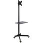 Techly TROLLEY FLOOR STAND/SUPPORT 19"-37" WITH 1 SHELF