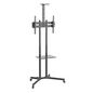 Techly TROLLEY FLOOR STAND/SUPPORT 37"-70" WITH 1 SHELF