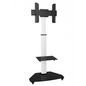 Techly FLOOR SUPPORT TROLLEY TV LCD/LED/PLASMA 37-70" - WHIE