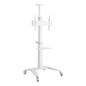 Techly Ica-Tr48W Multimedia Cart/Stand White Flat Panel