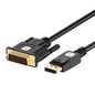 Techly DISPLAYPORT MALE TO DVI MALE CONNECTION CABLE - 2M