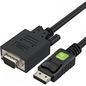 Techly VGA TO DISPLAYPORT CABLE MALE TO MALE - 1.8M