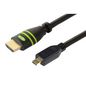 Techly HDMI CABLE TYPE A MALE TO MICRO TYPE D MALE - 2M