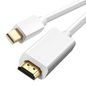 Techly WHITE HDMI TO MINI DISPLAYPORT CABLE MALE TO MALE - 2