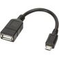 Techly USB2.0 OTG A F/MICRO B M CABLE 0.2M