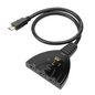 Techly SWITCH HDMI 3x1 PIGTAIL 4K
