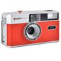 AgfaPhoto Film Camera Compact Film Camera 35 Mm Red, Silver