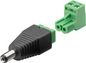Goobay DC PLUG MALE TO REMOVABLE TERMINAL BLOCK