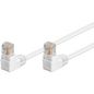Goobay PATCH CABLE UTP 0.50M CAT5E ANGLED IVORY