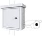Lanview by Logon Mini Radius Pole Mounted Cabinet For 4 camera's